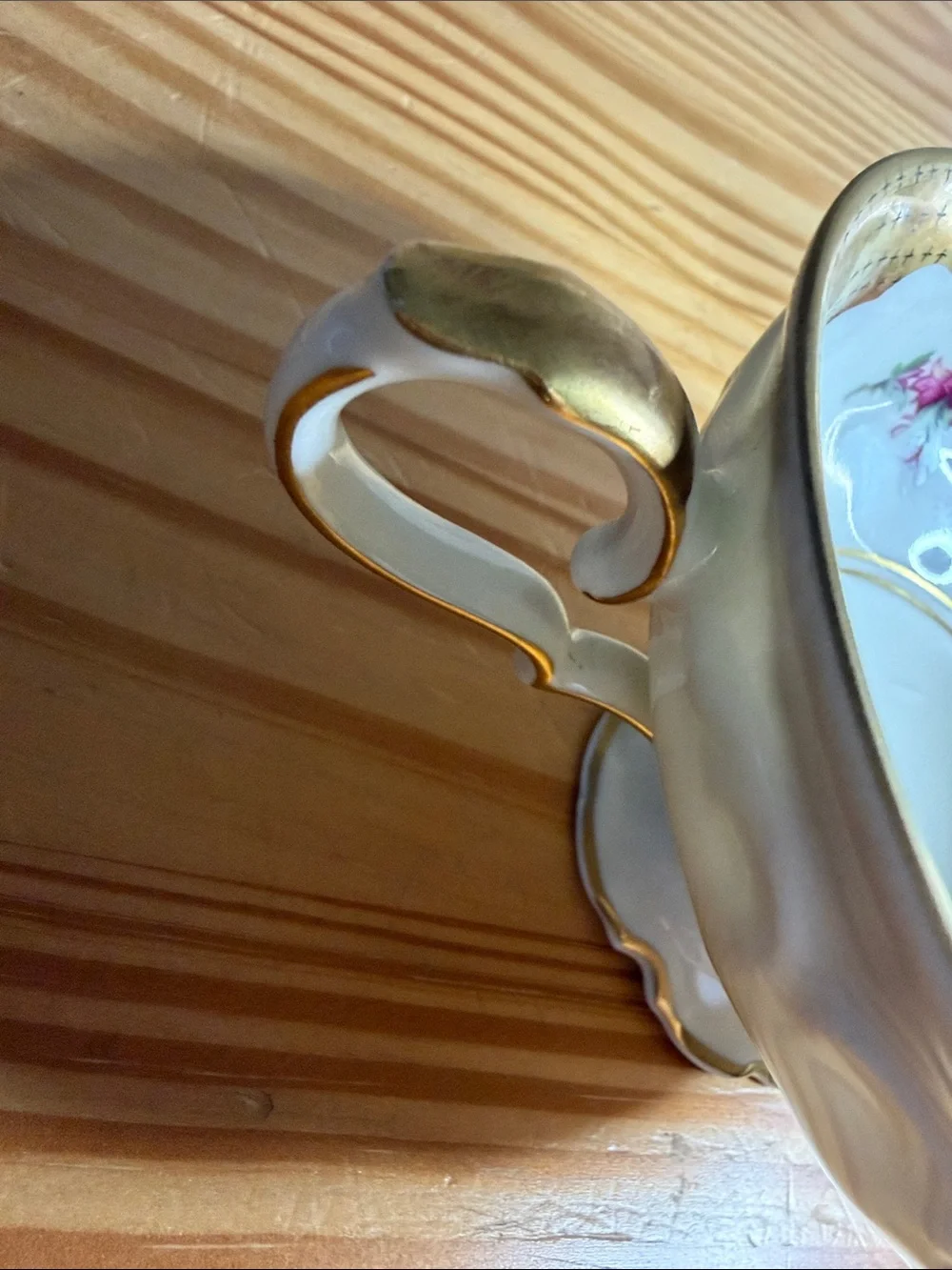 Vintage Edelstein Bavaria Aristocrat Teacup Set US Zone